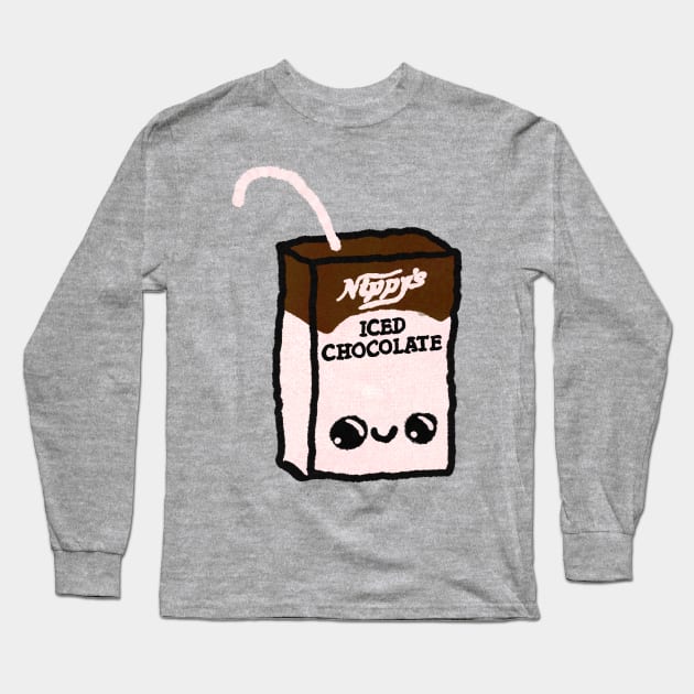 Iced Chocolate Nippy's (by Ezra) Long Sleeve T-Shirt by Surplusweird